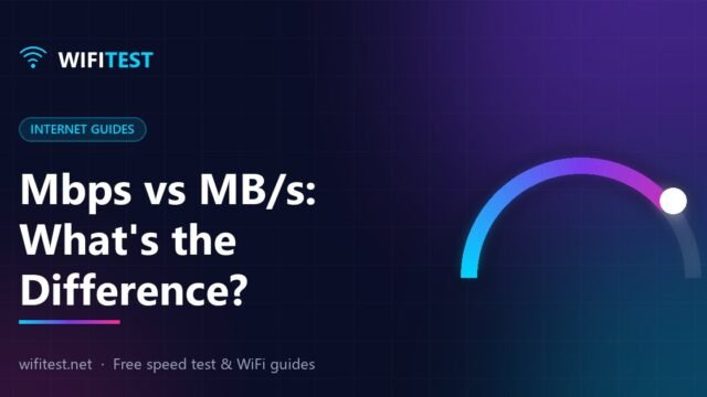 Mbps vs MB/s – difference between megabits and megabytes per second